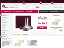 Tablet Screenshot of profi-parfemy.sk